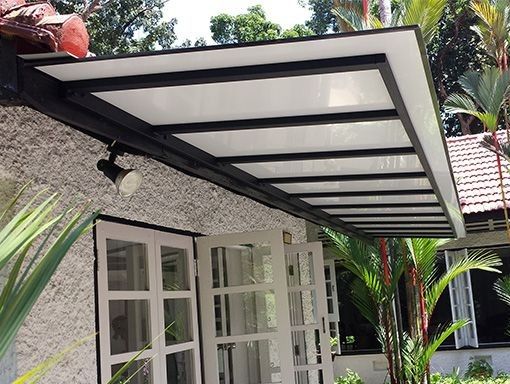 kanopi baja ringan tanpa tiang