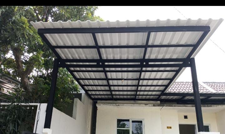kanopi baja ringan atap alderon double layer